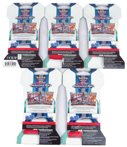 Lot of 5 Pokemon TCG Scarlet & Violet Paradox Rift Booster Packs READ NO RESERVE - Image 2