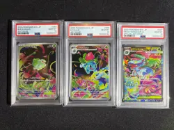 PSA 10 Bulbasaur Ivysaur Venusaur EX Sequential Set Mega Brave Pokemon Japanese - Image 1