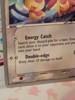 Pokemon TCG Skitty 79/100 World Championships 2004 Kevin Nguyen Signature NM - Image 4