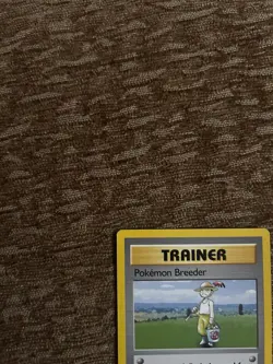 Pokemon Breeder Trainer 76/102 Base Set WOTC Pokemon TCG Regular Rare 1999 NM - Image 3