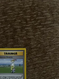 Pokemon Breeder Trainer 76/102 Base Set WOTC Pokemon TCG Regular Rare 1999 NM - Image 4