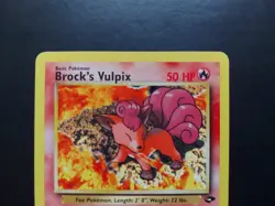Pokemon - Brock's Vulpix 37/132 W Stamped Promo - Image 2