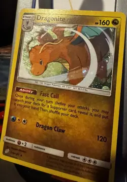 Dragonite 119/181 SWIRL Cosmos Holo Rare Team Up 2019 Pokemon TCG NM FAST SHIP - Image 2