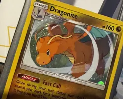 Dragonite 119/181 SWIRL Cosmos Holo Rare Team Up 2019 Pokemon TCG NM FAST SHIP - Image 3