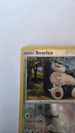 Snorlax 141/192 - Reverse Holo Rare - Pokemon TCG - Rebel Clash - NM - Image 3