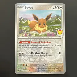 Eevee 074/131 Pokemon Day 2025 Exclusive Holo Promo Near Mint TCG - Image 1