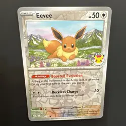Eevee 074/131 Pokemon Day 2025 Exclusive Holo Promo Near Mint TCG - Image 3