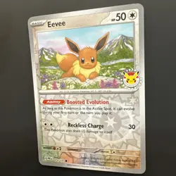 Eevee 074/131 Pokemon Day 2025 Exclusive Holo Promo Near Mint TCG - Image 5