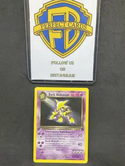 POKEMON ROCKET 1 EDIZIONE DARK ALAKAZAM NONHOLO 18/82 LP- ITA - Image 1