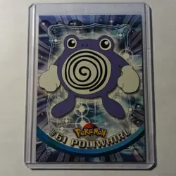 Topps Pokemon Poliwhirl #61 2000 TV Animation Edition Non Holo Blue Logo NM - Image 1