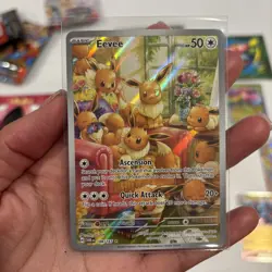 Pokemon TCG Eevee Illustration Rare Twilight Masquerade 188/167 - Image 1
