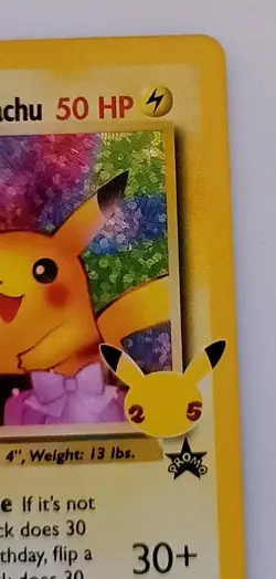 Birthday Pikachu 24 Celebrations Classic Collection Pokemon TCG - NM - Image 5