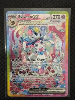 2025 POKEMON SYLVEON EX 156/131 - PRE EN PRISMATIC EVOLUTIONS SIR - Image 1
