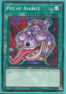 Yugioh! Pot of Avarice - EGS1-EN026 - Common - 1st Edition Near Mint, English - Image 1