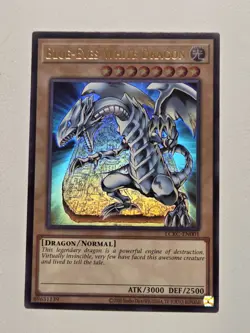 Blue-Eyes White Dragon LCKC-EN001 (Version 4) Ultra Rare Yugioh (DB2 Alt Art) NM - Image 1