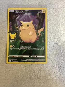 Pokemon Pikachu TCG Celebrations Card 005/025 25th Anniversary NM/Mint - Image 1