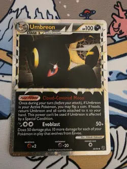 Pokemon TCG Umbreon Prime 86/90 Undaunted Holo Card - Image 1