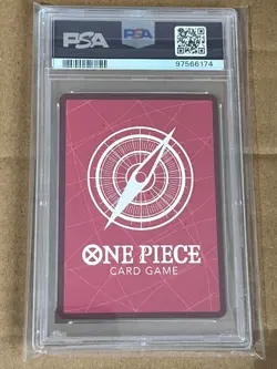 PSA 10 Monkey D Luffy OP05-060 L PSA Magazine Promo English One Piece Card - Image 2