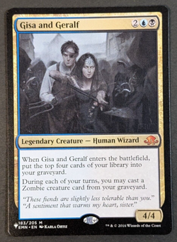 MTG Card - 1x Gisa and Geralf - The List: Eldrtich Moon - NM Pack Fresh - Magic - Image 1