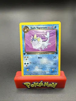 Pokemon Card Dark Vaporeon 45/82 1st Edition Team Rocket Near Mint - Image 1