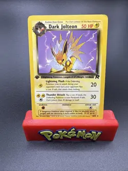 Dark Jolteon - 38/82 - Pokemon Team Rocket 1st Edition Card LP - Image 1