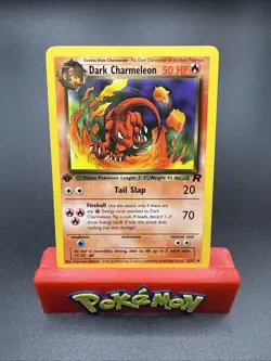 Dark Charmeleon 32/82 Team Rocket 1st Edition Uncommon Pokemon Card - Image 1