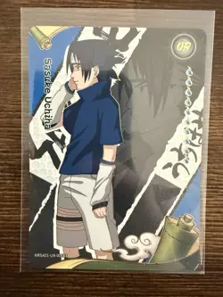 Sasuke Uchiha NRSA01-UR-002L3 Naruto Kayou ENGLISH UR Card Heaven Box - Image 1