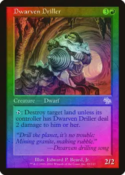 Dwarven Driller FOIL Judgment NM Red Uncommon MAGIC GATHERING CARD ABUGames - Image 1