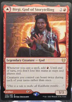 Birgi, God of Storytelling #123 Kaldheim Regular Rare - Image 1
