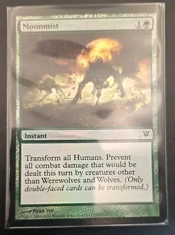 Moonmist Innistrad MTG Foil Lightly Played - Image 1