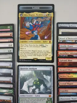 Magic 100 Commander Deck Ultra Magnus Transformers Naya Robots MTG Ready To Play - Image 2