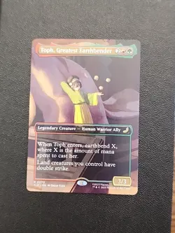 MTG Toph, Greatest Earthbender Borderless Avatar: The Last Airbender: Eternal 70 - Image 1