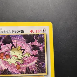 2000 Team Rocket's Meowth #18 - Black Star Promo Non-Holo Rare- Pokemon TCG - NM - Image 2