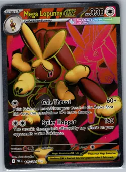 Mega Lopunny ex 115/094 ME02: Phantasmal Flames - Pokemon Card - NM - Image 1