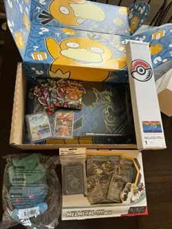 Pokemon Mega Charizard UPC Scarlet Violet Paldean Fates Booster Packs CHRISTMAS! - Image 1