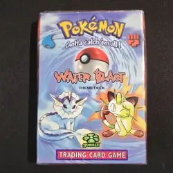 1999 Pokemon TCG Water Blast Theme Deck - Factory Sealed - Image 1