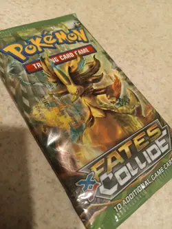 Pokemon XY Fates Collide ERROR Pack Rare Delphox Out of Print Factory Sealed - Image 3