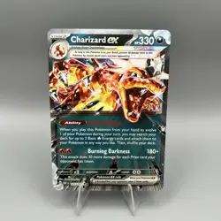 Pokemon TCG Charizard EX 125/197 Obsidian Flames Double Rare NM - Image 1