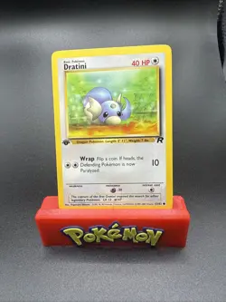 Pokemon TCG Team Rocket #53/82 Dratini 1st Edition LP - Image 1