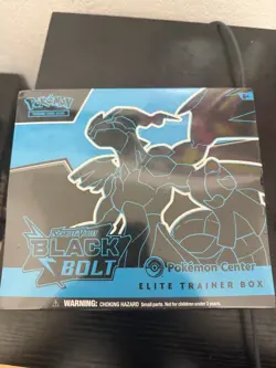 Black Bolt Elite Trainer Box ETB Pokemon Center Exclusive New Sealed - Image 1