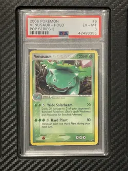 2006 PSA 6 Venusaur Holo #6 POP Series 2 Pokemon TCG - Image 1