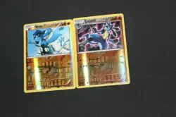 Pokemon Card Lot LP-PL Reverse Holo Riolu & Lucario XY Fates Collide - Image 1