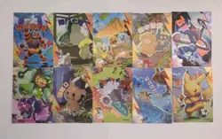 Pokemon Chinese Eif Origin Collection - SSR Complete Set - 18 Non-TCG Cards - Image 1