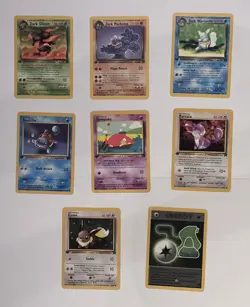 Lot of 8 First Edition LP Pokemon Cards - Team Rocket Set - $45 Value - Image 1