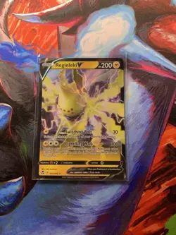 Regieleki V - 057/195 - Pokemon Silver Tempest Sword & Shield Ultra Rare Card NM - Image 1