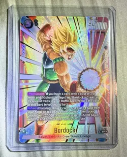 Bardock FB08-112 Alternate Art Saiyan's Pride Dragon Ball English Card Fusion Wo - Image 1