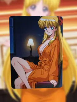 Minako Aino Sailor Venus Sailor Moon Anime Waifu Sexy Goddess Doujin Hentai Card - Image 1
