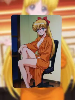 Minako Aino Sailor Venus Sailor Moon Anime Waifu Sexy Goddess Doujin Hentai Card - Image 1