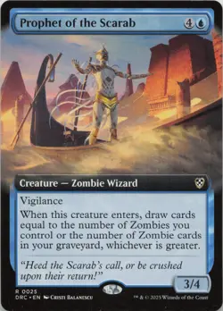 Prophet of the Scarab (Extended Art) R Commander: Aetherdrift 25 - LP MTG - Image 1