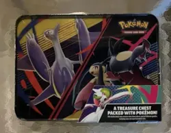 Pokemon TCG 2025 Fall Collector Chest Tin Sealed New - Image 1